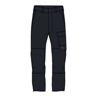 Steel Rugged Flex Canvas Cargo Pants Black