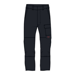 Steel Rugged Flex Canvas Cargo Pants Black