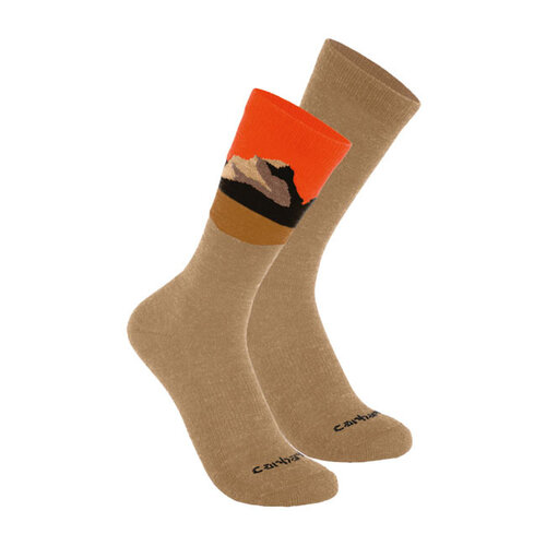 Carhartt Wool Blend Mountain Crew Sock 2 Pack Assorted3