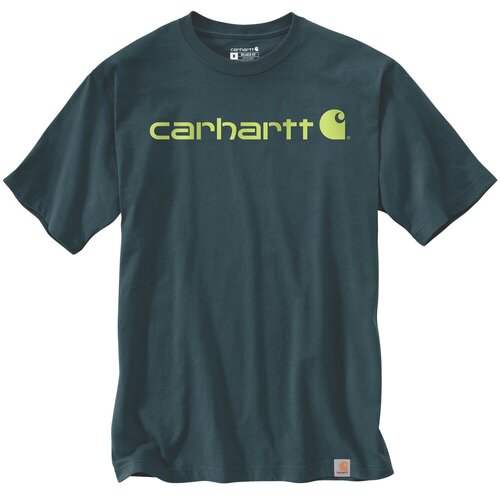 Carhartt Dearborn Relaxed Logo T-Shirt Dark Harbor Teal