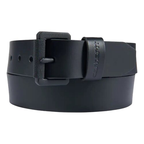 Carhartt Bridle Leather Roller Buckle Belt Black