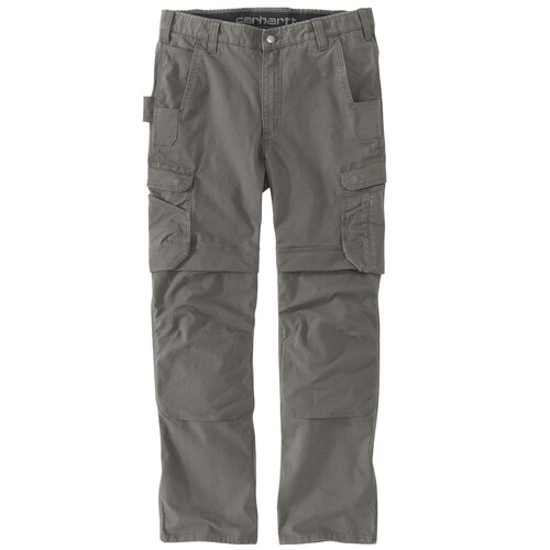 Carhartt Relaxed Straight Steel Rugged Flex™ Ripstop Double-Front Cargo Broek Tarmac