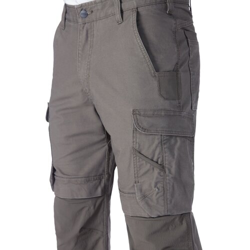 Carhartt Relaxed Straight Steel Rugged Flex™ Ripstop Double-Front Cargo Broek Tarmac