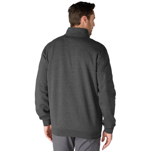 Carhartt Marquette 1/4 Zip Mock Neck Sweatshirt Carbon Heather