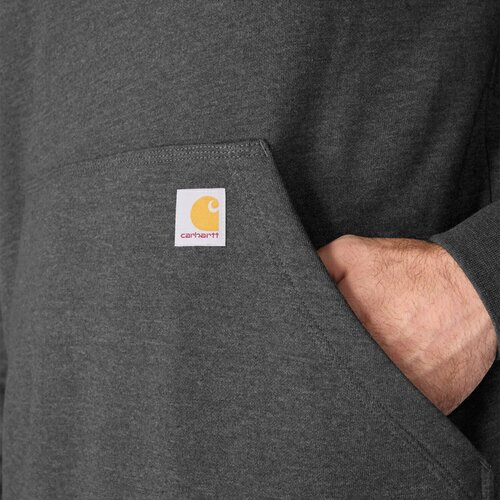 Carhartt Marquette 1/4 Zip Mock Neck Sweatshirt Carbon Heather