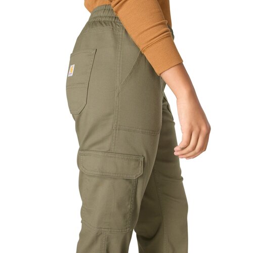 Carhartt Dames TENCEL™ Twill Jogger Dusty Olive