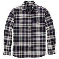 Hamilton Relaxed LS Plaid Shirt Navy