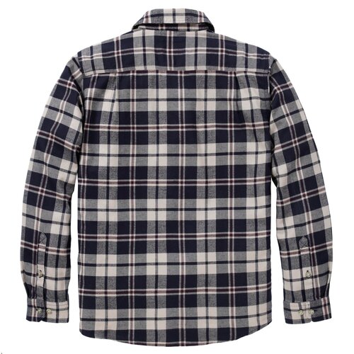 Carhartt Hamilton Relaxed LS Plaid Shirt Navy