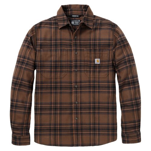 Carhartt Hamilton Relaxed LS Plaid Shirt Red Duck