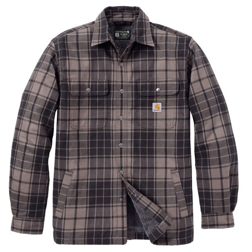 Carhartt Hubbard Plaid Shirt Jack Dark Clove