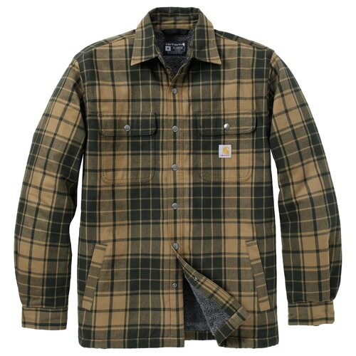 Carhartt Hubbard Plaid Shirt Jack Night Fatigue