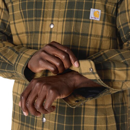 Carhartt Hubbard Plaid Shirt Jack Night Fatigue