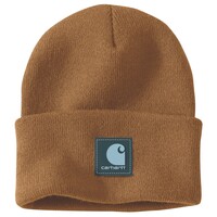 Rubber Patch Watch Cap Beanie