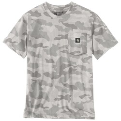 Irvine Relaxed Camo T-Shirt Fossil Tan Camo