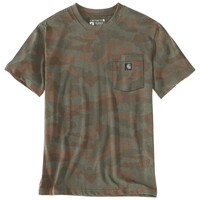 Irvine Relaxed Camo T-Shirt Army Green Camo