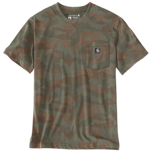 Carhartt Irvine Relaxed Camo T-Shirt Army Green Camo
