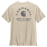Irvine Relaxed Work T-Shirt Oat Milk