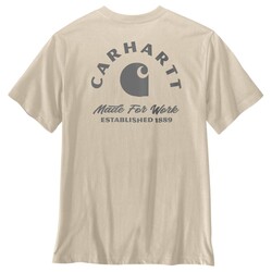 Irvine Relaxed Work T-Shirt Oat Milk