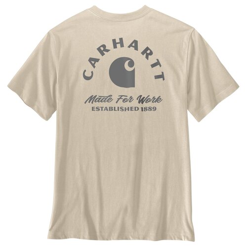 Carhartt Irvine Relaxed Work T-Shirt Oat Milk