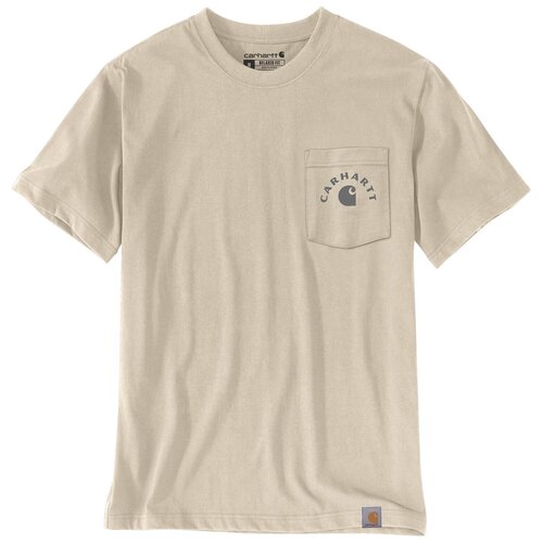 Carhartt Irvine Relaxed Work T-Shirt Oat Milk