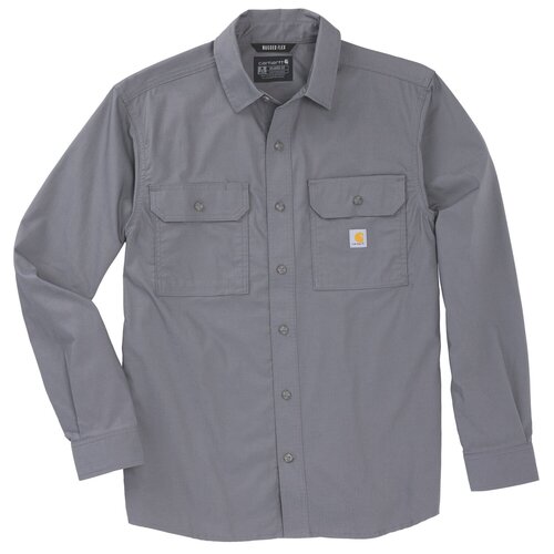 Carhartt Glenwood Relaxed LS Shirt Steel