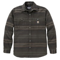 Everett Loose LS Plaid Shirt Peat