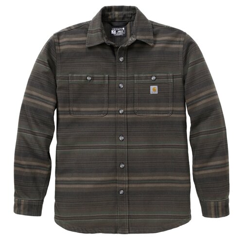 Carhartt Everett Loose LS Plaid Shirt Peat