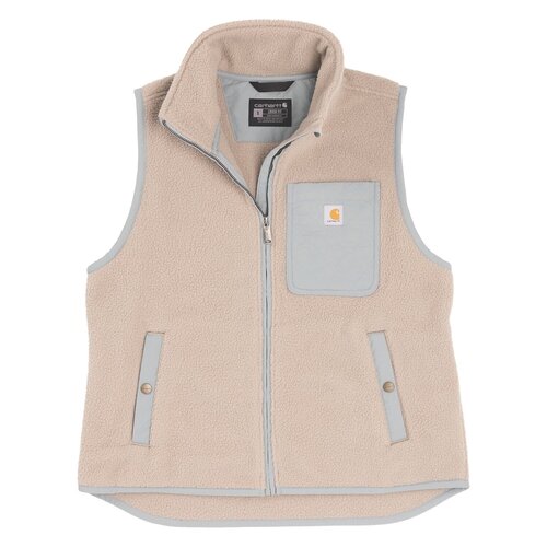 Carhartt Damen Sherpa Fleece Weste Gray Dunes