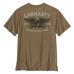 Irvine Relaxed Hardwork Eagle T-Shirt Night Fatigue