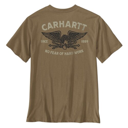 Carhartt Irvine Relaxed Hardwork Eagle T-Shirt Night Fatigue