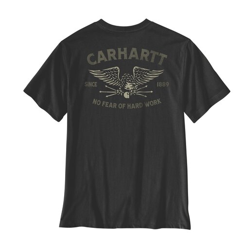 Carhartt Irvine Relaxed Hardwork Eagle T-Shirt Black