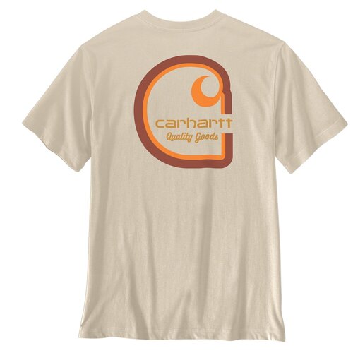 Carhartt Irvine Relaxed Multi Color C T-Shirt Oat Milk