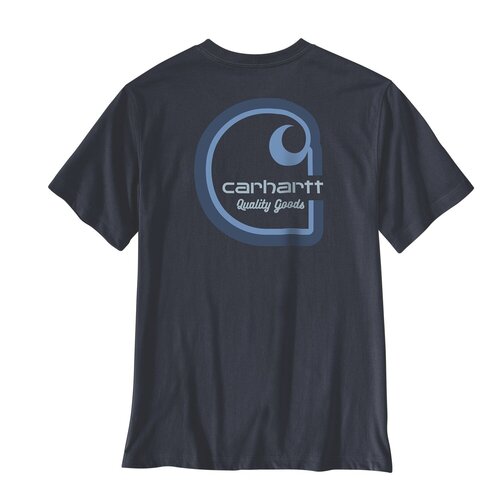 Carhartt Irvine Relaxed Multi Color C T-Shirt Navy