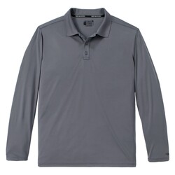 Force Sun Defender™ Relaxed LS Logo Polo Shirt Steel