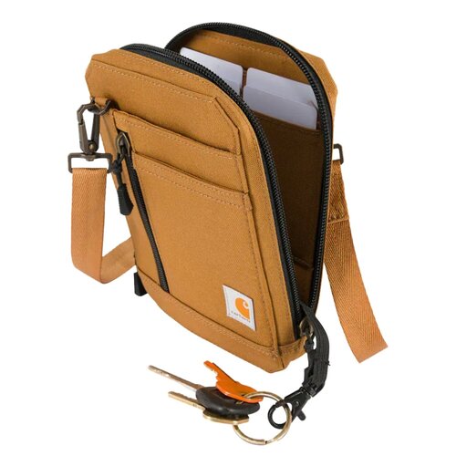Carhartt Nylon Duck Crossbody Wallet Carhartt Brown
