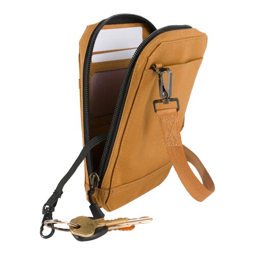 Carhartt Nylon Duck Crossbody Wallet Carhartt Brown