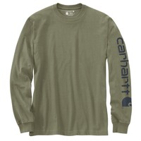 Dearborn Relaxed LS Sleeve-Logo T-Shirt Dusty Olive