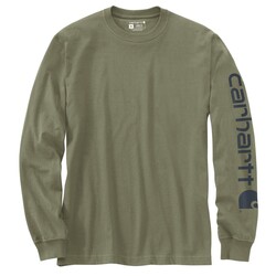 Dearborn Relaxed LS Sleeve-Logo T-Shirt Dusty Olive