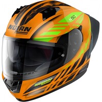Casco Integral N60-6 Sport Hotfoot Naranja/Verde (027)
