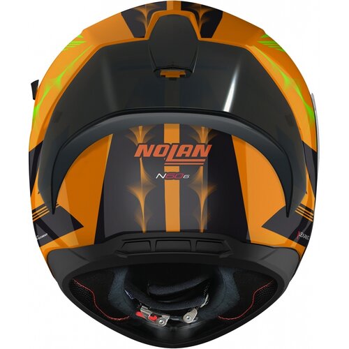 N60-6 Sport Hotfoot Full Face Helmet Orange/Green (027)