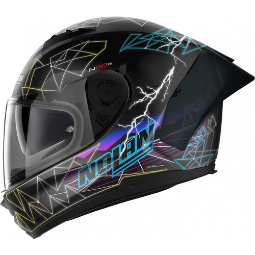Nolan Casque Intégral N60-6 Sport Raindance Noir/Multicolore (026)