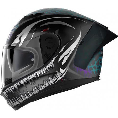 N60-6 Sport Ravenous Full Face Helmet Black/Multicolour (028)