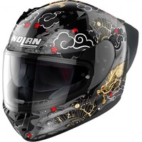 N60-6 Sport Wyvern Full Face Helmet Black/Gold (024)