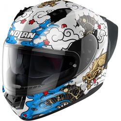 N60-6 Sport Wyvern Full Face Helmet White/Blue