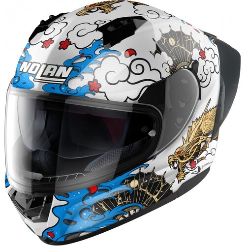 N60-6 Sport Wyvern Full Face Helmet White/Blue (025)