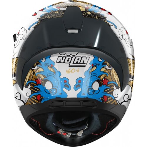 N60-6 Sport Wyvern Full Face Helmet White/Blue (025)