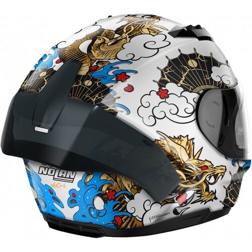 Casco Integral N60-6 Sport Wyvern Blanco/Azul (025)