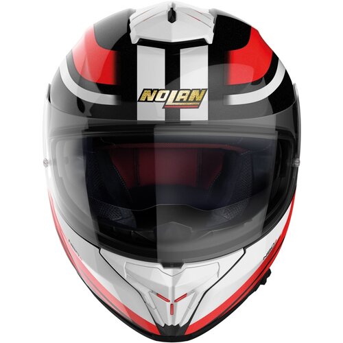 Nolan N80-8 50th Anniversary N-Com Integralhelm Schwarz/Rot/Weiß (026)