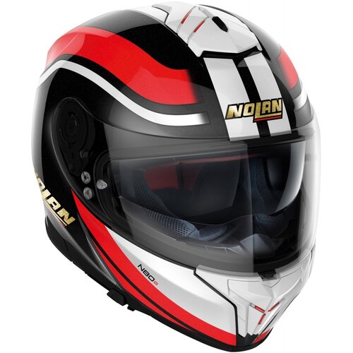 Nolan N80-8 50th Anniversary N-Com Full Face Helmet Black/Red/White (026)