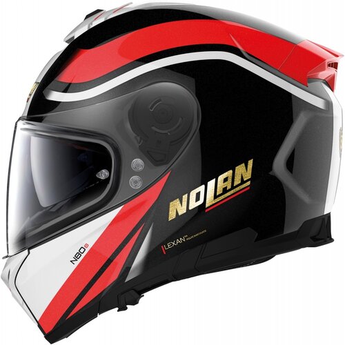 Nolan N80-8 50th Anniversary N-Com Full Face Helmet Black/Red/White (026)